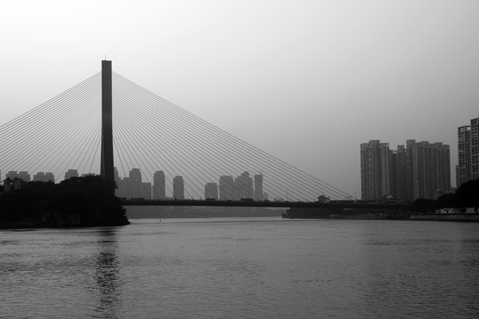 黃昏江景