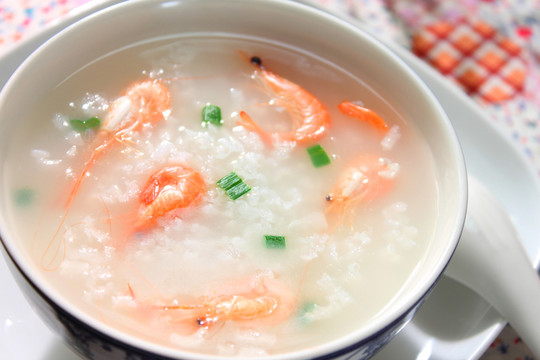 鮮蝦粥