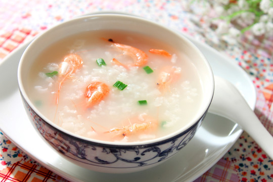 鮮蝦粥