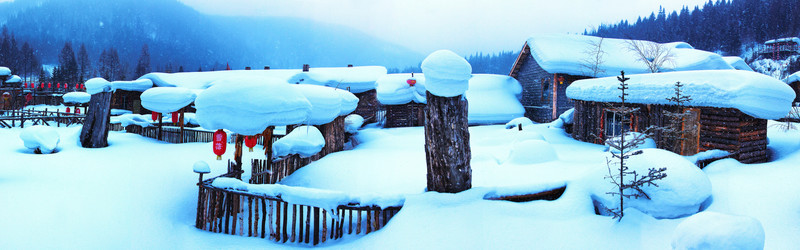 晨曦中的雪鄉(xiāng)