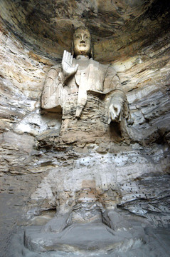 云岡石窟 釋迦立像