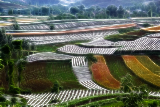 錦繡田園