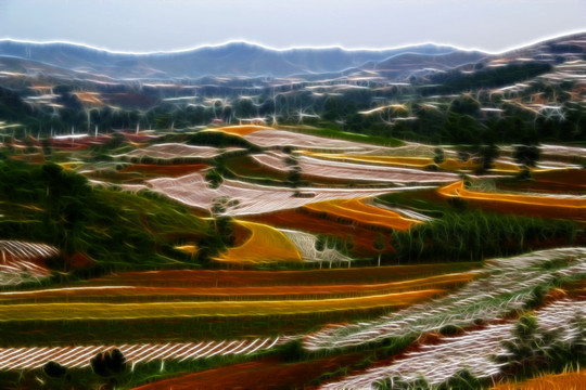 錦繡田園