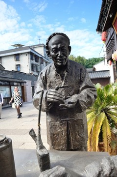 紹興倉橋直街雕塑