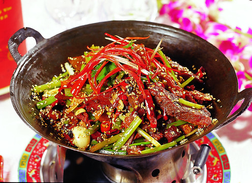 干鍋豉香牛肉條