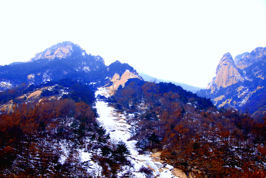 大山的冬天
