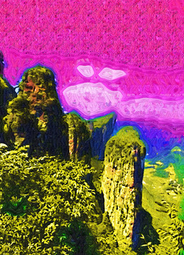 色彩山脈