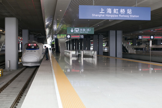 上海 虹橋火車站 動車組