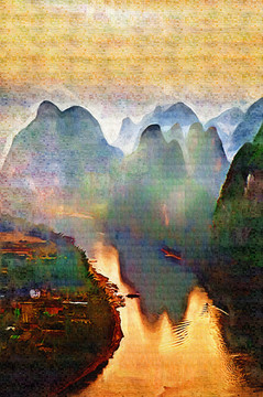 桂林山水畫
