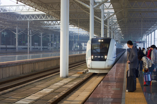 浙江 溫州火車站 站臺 月臺
