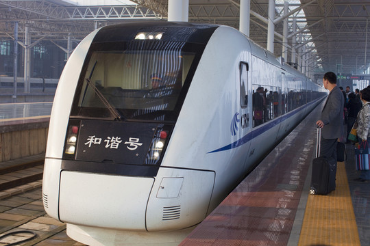 浙江 溫州火車站 和諧號 站臺