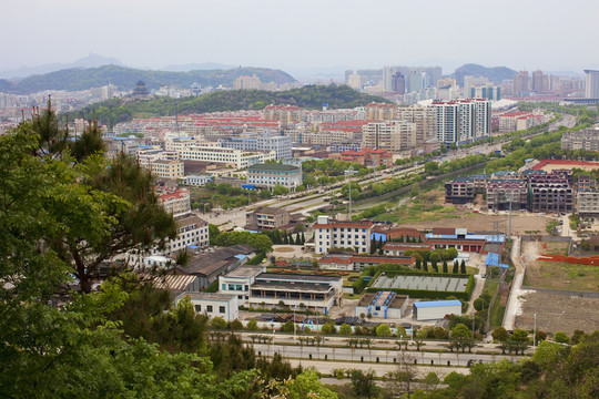 浙江溫嶺 城市全景  現(xiàn)代建筑