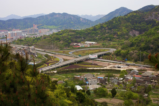 浙江溫嶺 城市全景  現(xiàn)代建筑