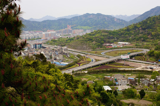 浙江溫嶺 城市全景  現(xiàn)代建筑