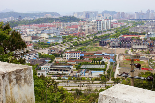 浙江溫嶺 城市全景  現(xiàn)代建筑