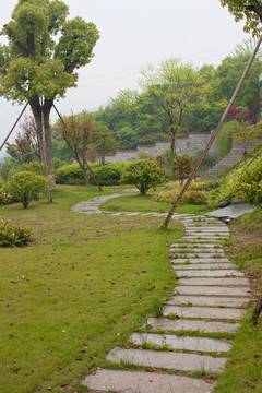 山莊別墅 道路 庭院 居住環(huán)境