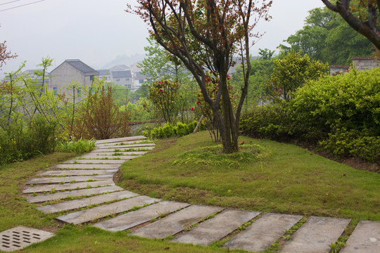 山莊別墅 道路 庭院 居住環(huán)境