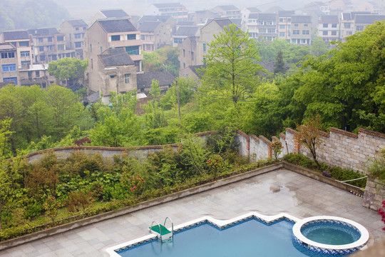 山莊別墅 泳池 庭院 居住環(huán)境