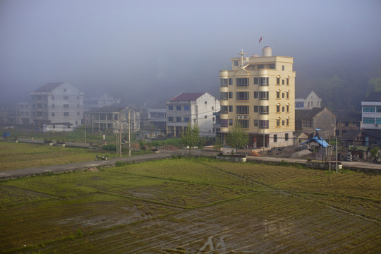 浙江 鄉(xiāng)村 村鎮(zhèn) 鄉(xiāng)鎮(zhèn) 農(nóng)田