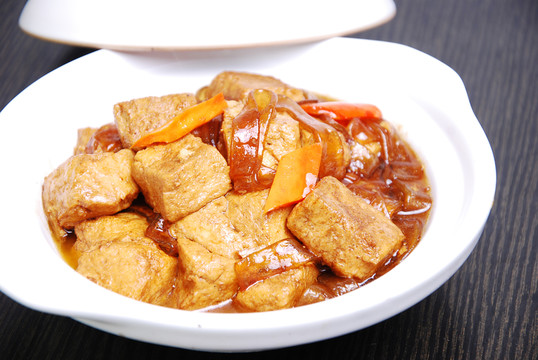 凍豆腐燒寬粉