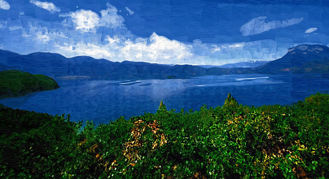 湖泊風(fēng)景