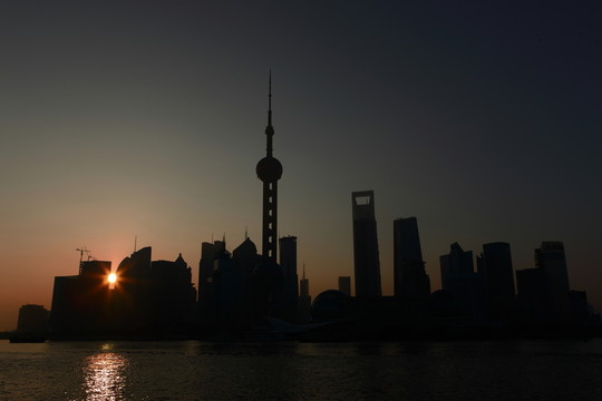 上海外灘黎明