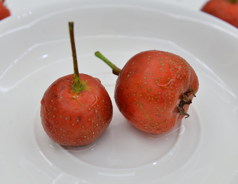 山楂 紅山楂 紅色山楂