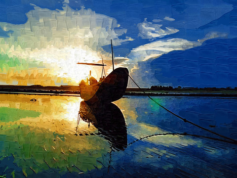 海景裝飾畫