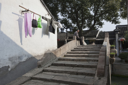 蘇州 甪直古鎮(zhèn) 江南 中式建筑