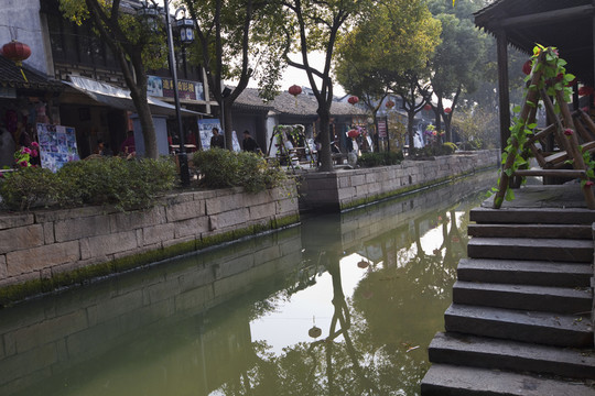 蘇州 甪直古鎮(zhèn) 江南 中式建筑