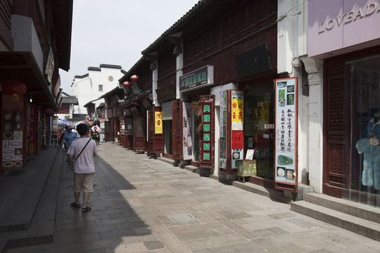 七寶古鎮(zhèn) 街道 上海 著名景點(diǎn)