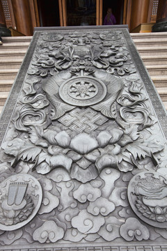 上海靜安寺 寺廟建筑 中式建筑