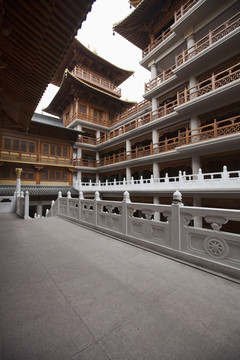 上海靜安寺 寺廟建筑 中式建筑