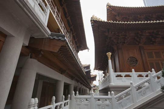 上海靜安寺 寺廟建筑 中式建筑