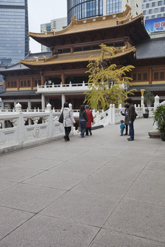 上海靜安寺 寺廟建筑 中式建筑