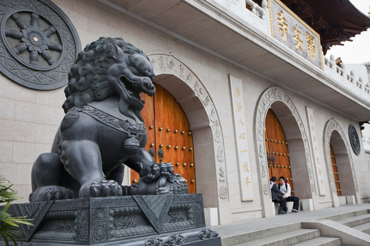 上海靜安寺 寺廟建筑 中式建筑