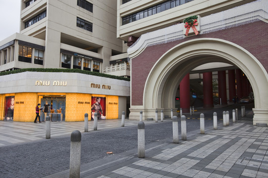 上海現(xiàn)代建筑 南京西路 都市