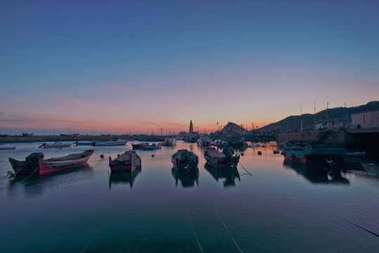 海港黃昏