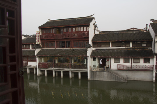 七寶古鎮(zhèn) 街道 上海 著名景點(diǎn)