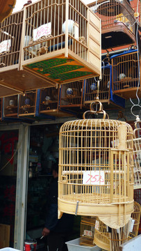 花鳥市場(chǎng) 鳥籠 文玩 百姓生活