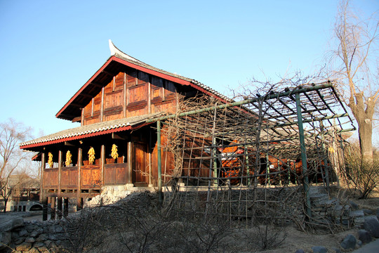 中華民族園建筑  拉祜族民俗