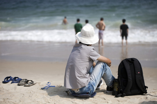 海邊 大海 海浪 沙灘 深圳