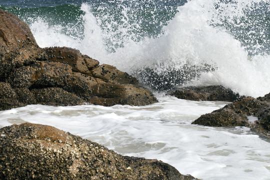 海邊 大海 海浪 沙灘 深圳