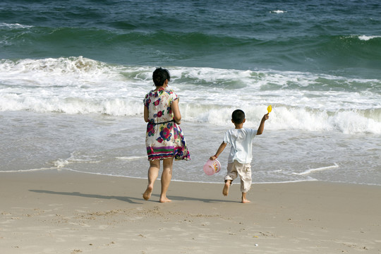 海邊 大海 海浪 沙灘 深圳