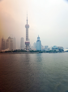 上海外灘 浦江 水面 現(xiàn)代建筑