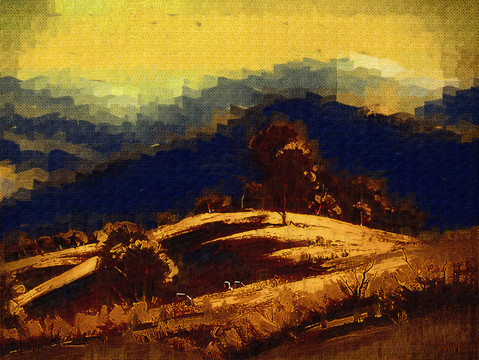抽象畫(huà) 油畫(huà)