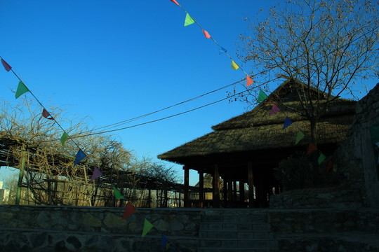 中華民族園民俗建筑 民俗布朗族