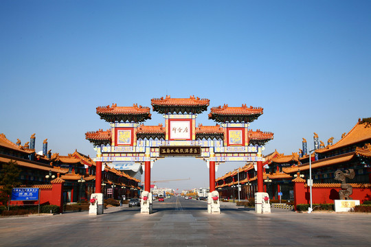 北京溫度水城牌樓