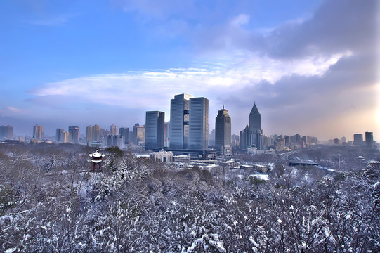 雪后的烏魯木齊