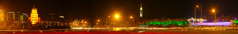人民廣場(chǎng)夜全景圖